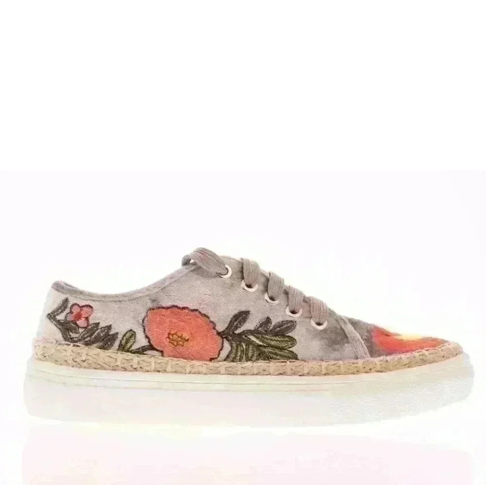 Truffle Collection by Nasty Gal Women's Ground Yourself Velvet Sneaker Shoes